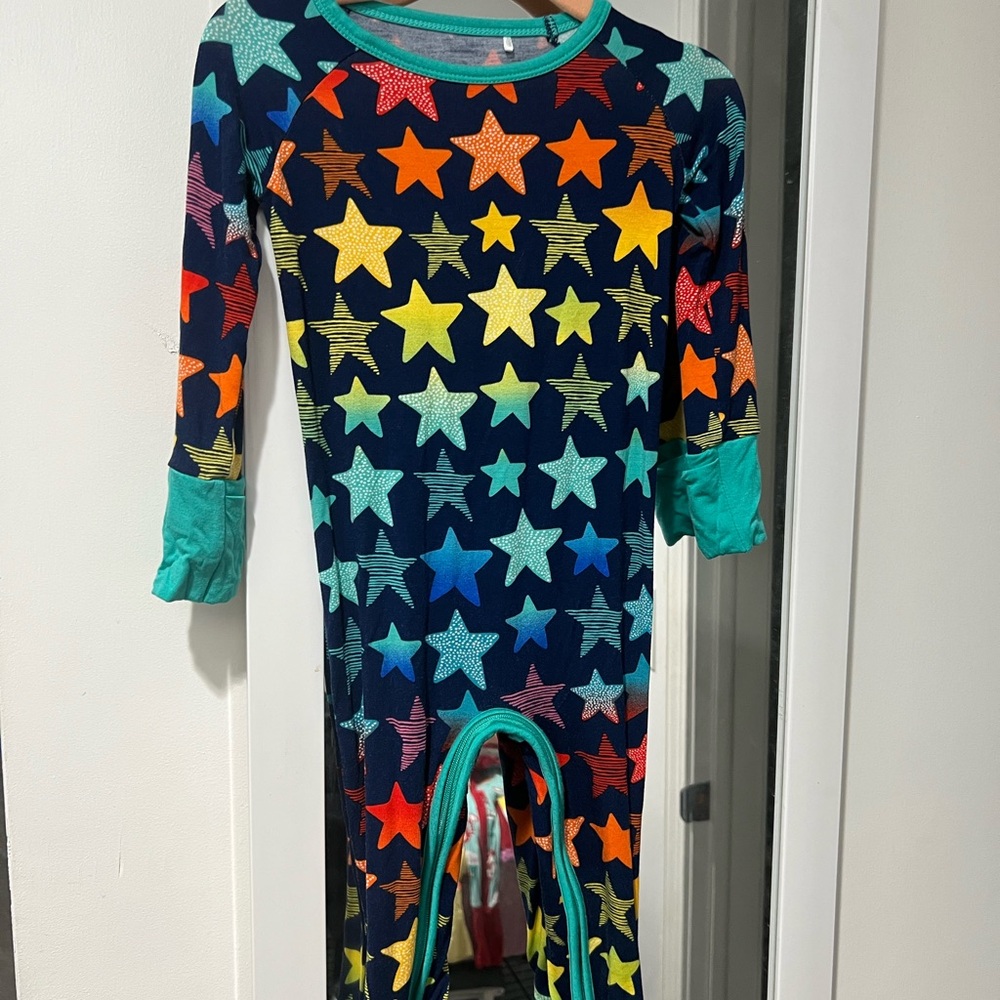 Little Sleepies Shades of Stars Crescent Zippy 6-12 Months
